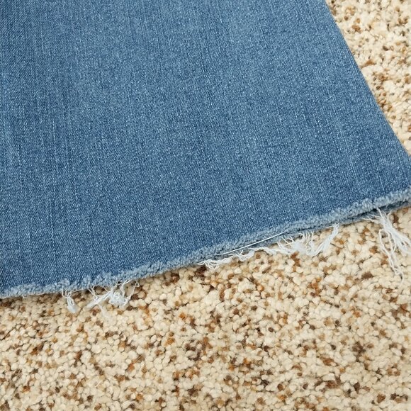 3787 Size 14 Upcycled High Waist Cato Appliqued with Quilted Flowers. - Picture 5 of 7